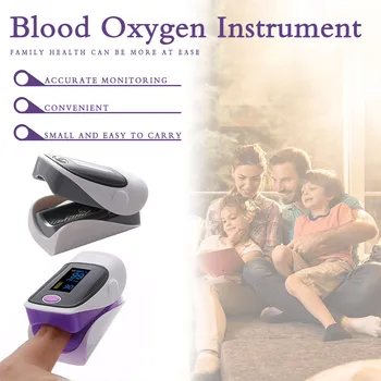 

Mini Finger Oximeter Fingertip Meter Blood Oxygen Monitor Finger Pulse Oximeter With LED Display For Adults And Children