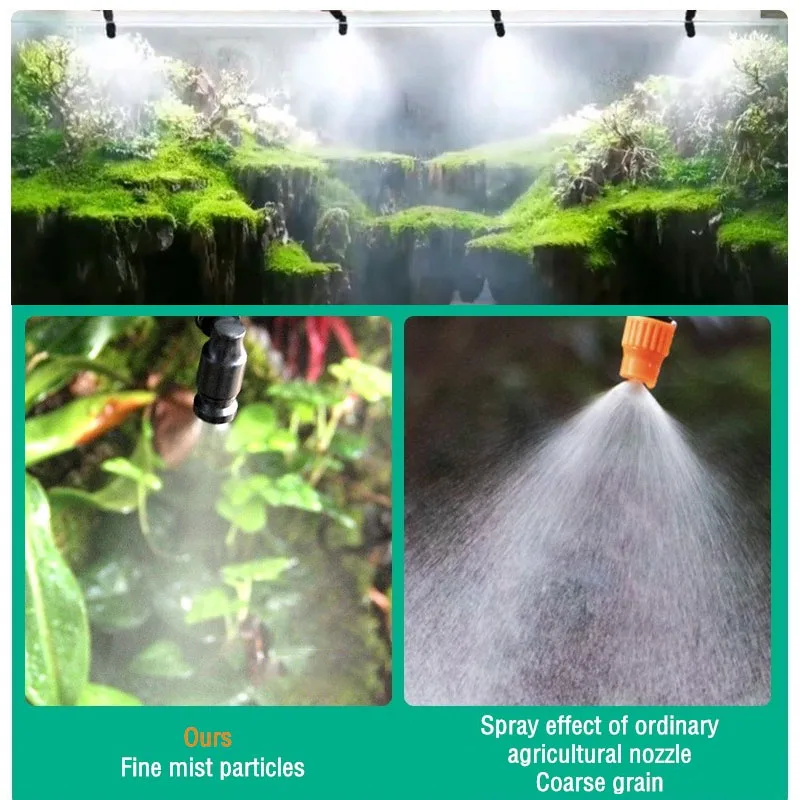 New Intelligent Reptile Fogger Set Timer Sprinkler System Humidifier Electronic Timers Plant Humidification Rainfall Simulation