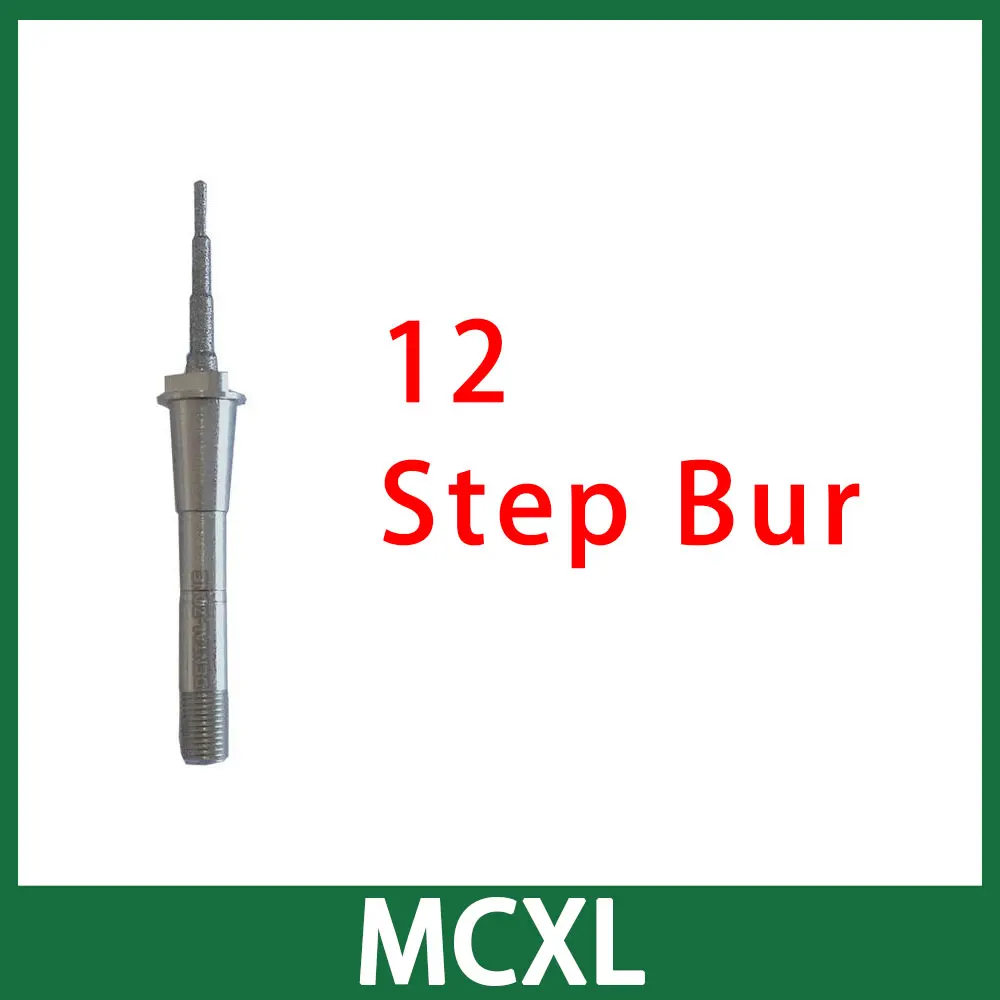 Sirona/Cerec MCXL фрезеровочный Бур для стеклянной керамики s/дисиликат лития/гибридная керамика - Цвет: 12 Step Bur
