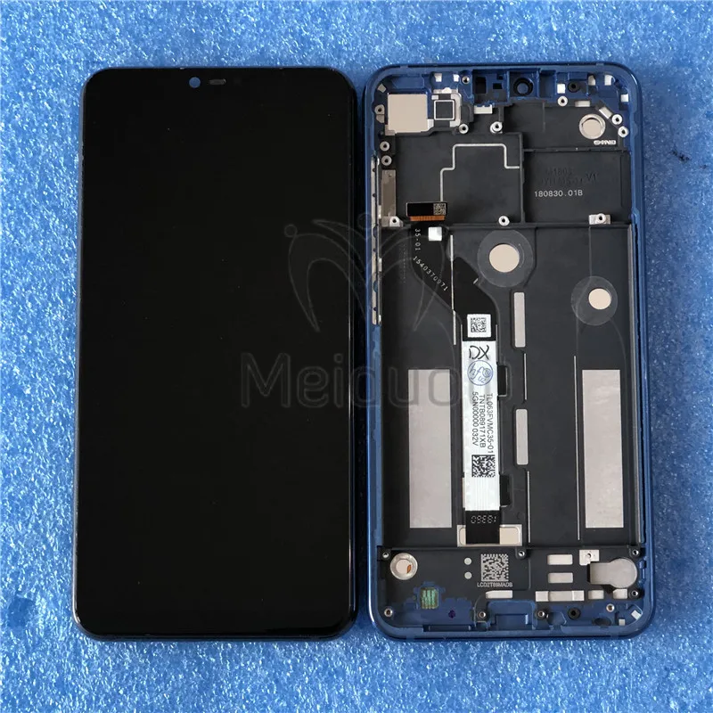 

Original For Xiaomi Mi 8 Lite Axisinternational LCD Screen Display With Frame+Touch Panel Digitizer For Mi8X MI8 Lite Display