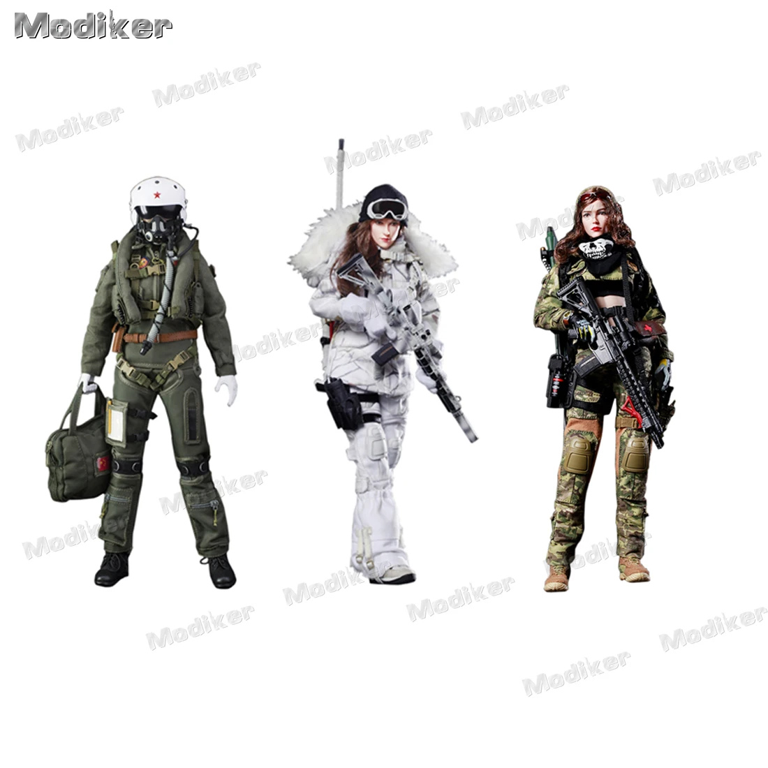 30 см 1/6 подвижный Snowfield Womon рисунок военный Солдат модель
