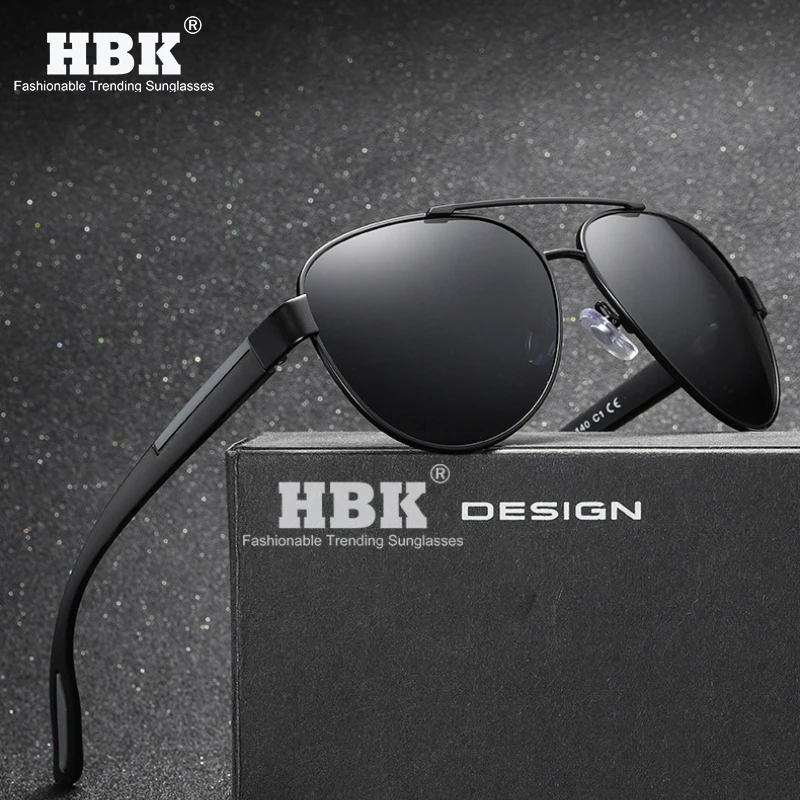 HBK 2019 новые мужские поляризованные солнцезащитные очки 1 мм утолщенная линза