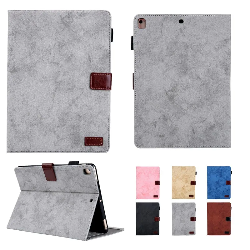 Чехол для ipad 9,7 / pro 9,7 дюймов 5/6 ipad 5/6th чехол для бизнес класса люкс Ретро стент карты кожаный Стенд Смарт Air Air2 чехол