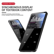 Jogador mp4 com toque do orador de bluetooth construído-em 8gb 16gb portátil walkman hd vídeo fm música de gravação de rádio de alta fidelidade jogador digital
