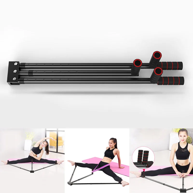 Adjustable 3 Bar Iron Legs Stretcher Extension Split Ligament Machine Split Legs Training Tool Fitness Equipment Accessories HV