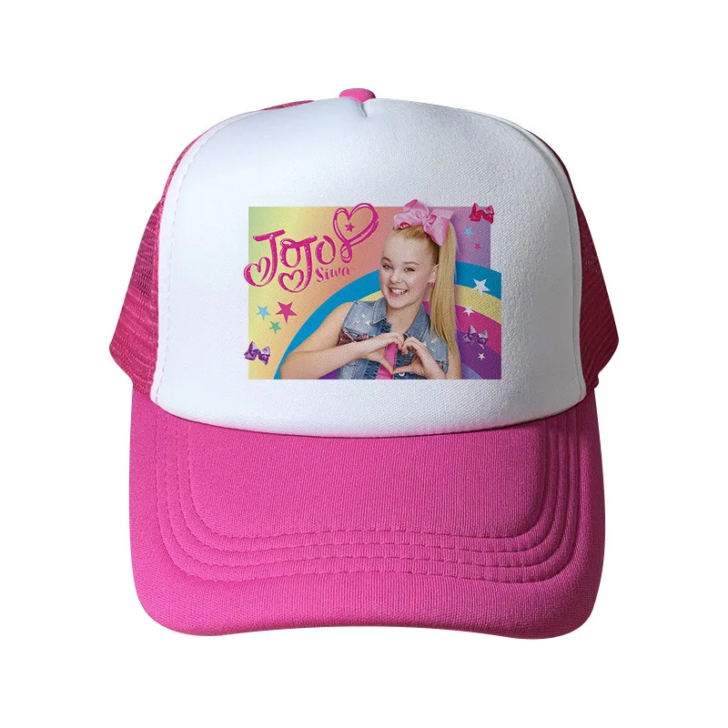 06 JOJO Siwa, кепка, шляпа для детей, подростков, летние шляпы от солнца, мультяшная бейсболка, бейсболка в стиле хип-хоп, кепка для детей, девочек, подарок на день рождения - Цвет: 06
