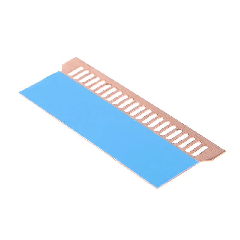 2Pcs Pure Copper Notebook Gaming Laptop Memory Heatsink Cooling Vest 0.5mm Radiator RAM Memory Cooler Heat Sink C26