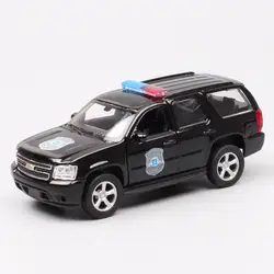 1/36 весы Welly GM 2008 Chevrolet Tahoe Yukon автомобиль полицейский внедорожник оттягивающийся Diecasts & игрушечный Транспорт модель миниатюры подарок для