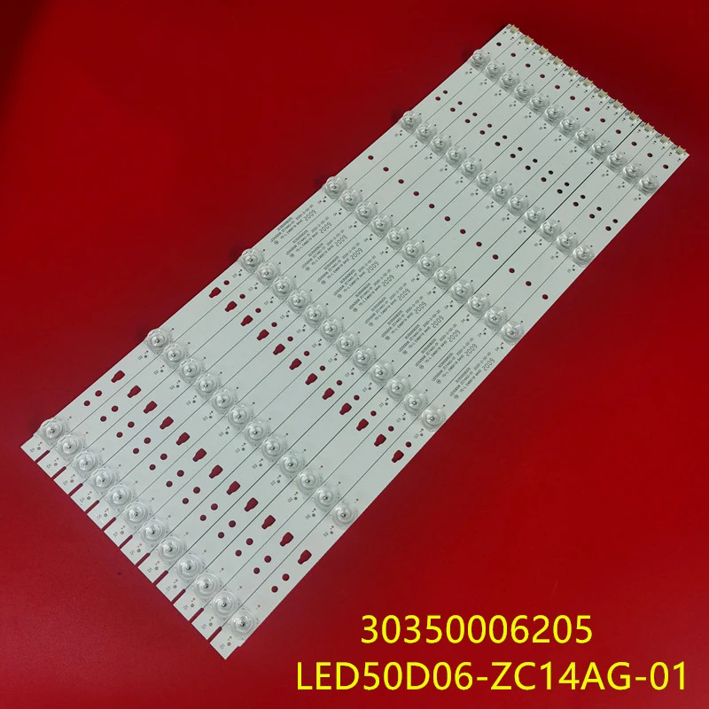 

LED backlight strip(12) for MTV-5031LTA2 LT-50EM76 LT-50C550 P50FN117J LED50D06-ZC14AG-01 LED50D6-ZC14-01 V500HJ1-PE8 PLDED5068A