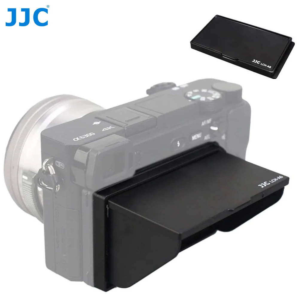 JJC LCD Screen Hood Sunshade Protector Cover for Sony A6100 A6600 A6000 A6300 A6400 A6500 Camera Accessories Protection Film images - 6