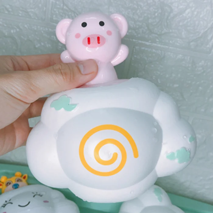 Новая детская ванная игрушка поливальная машина милый мультфильм дождь облако интеллектуальная развивающая игрушка
