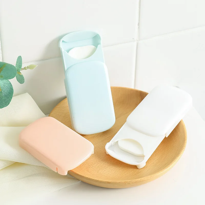 Soap-Paper Foaming Disposable Scented-Slice-Sheets Washing-Hand Bath-Cleaning Mini 20pcs