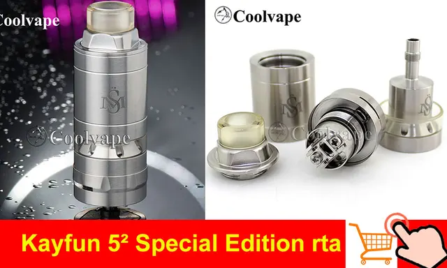 Wolfcoolvape Taifun GX rdta Diameter 23mm, 4.0 ml Atomizer sistem 