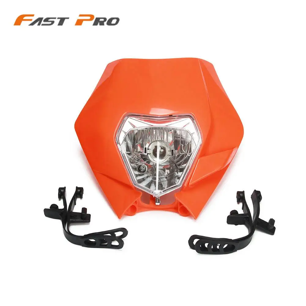 12V 35W Универсальная мотоциклетная фара фары для мотоциклов KTM EXC XCF SXF SMR 125 250 350 450 Enduro Кроссовый мотоцикл для супермото мотокросс