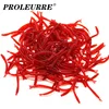 200pcs/Lot Mini Red Worm Soft Lure Fishy Smell Fishing Lures Wobblers 20mm Carp Bass Silicone bait Isca Artificial Tackle ► Photo 1/5
