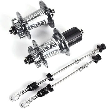 

KOOZER XM490 Hubs 4 Bearing MTB Mountain Bike Hub QR 9X100 10X135mm Thru 32 Holes Disc Brake Bicycle Hub Gray