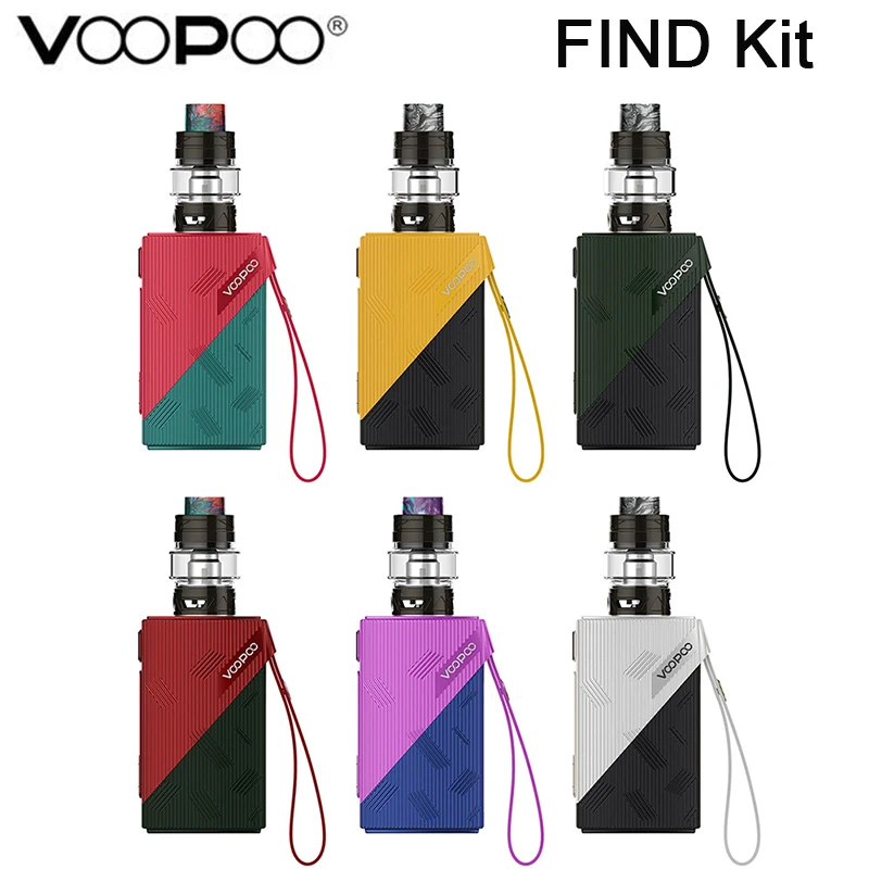 Special Product  Original VOOPOO Find Kit 120W Find TC Box Mod With 5ml UFORCE T2 Tank fit UFORCE P2/ N3 Coil E-Ciga