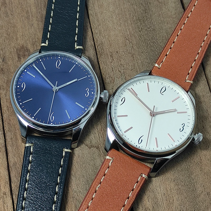 Watch for Men VH31 Second Sweeping Pointer Simple Genuine Leather