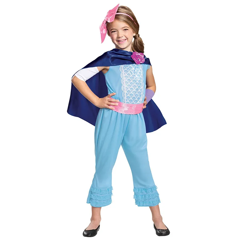 

EA Kids Halloween Cosplay Performance Make Up Costume Girls Shepherdess Outfit Children Movie Anime Characters Role Play Suit