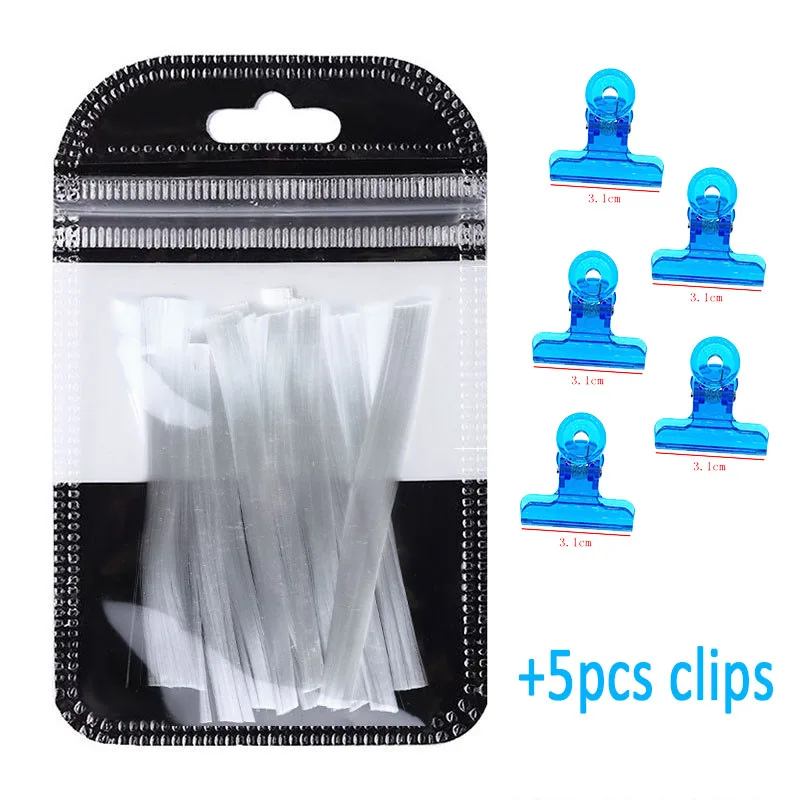 

Nail Art Fiberglass for UV Gel DIY Nails 4 Colors Acrylic Nail Extension Tip Form Fiber DIY GlassNail Building Manicure Tool