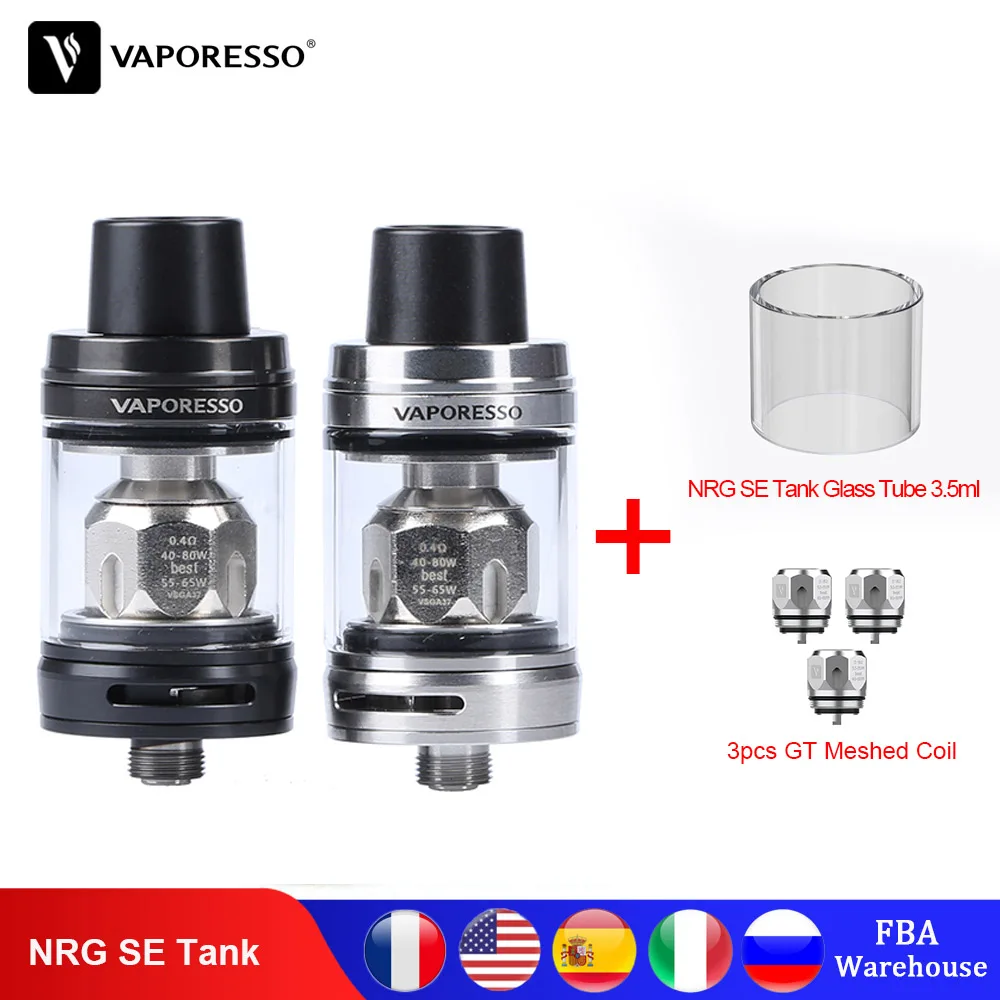 Оригинальный испаритель Vaporesso NRG SE Tank 3 5 мл атомайзер с GT сетчатым сердечником для