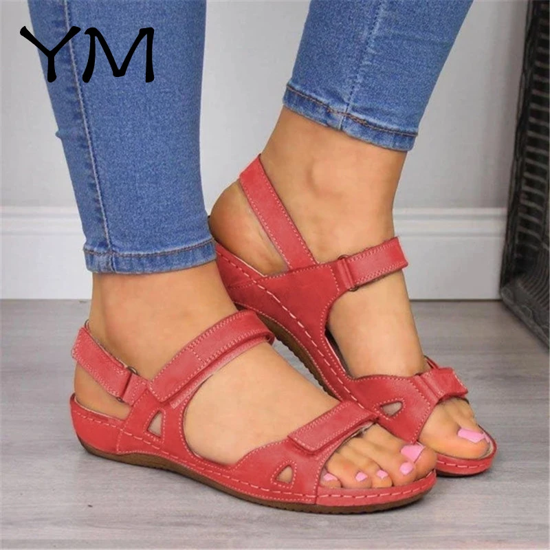 open toe walking sandals