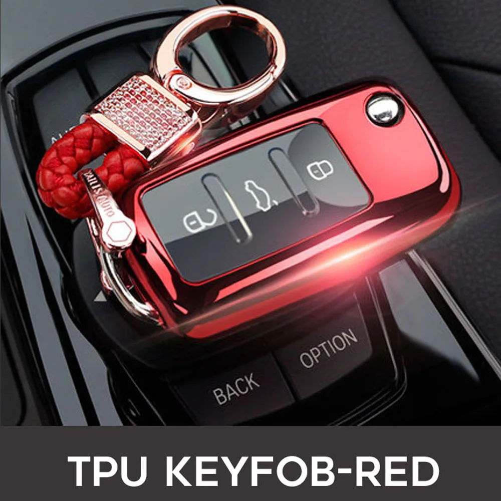 ТПУ чехол для автомобильных ключей, чехол для Volkswagen VW Passat Golf 6 Jetta Bora Polo Sagitar Tiguan Lavida Santana Touran C-TREK Pad