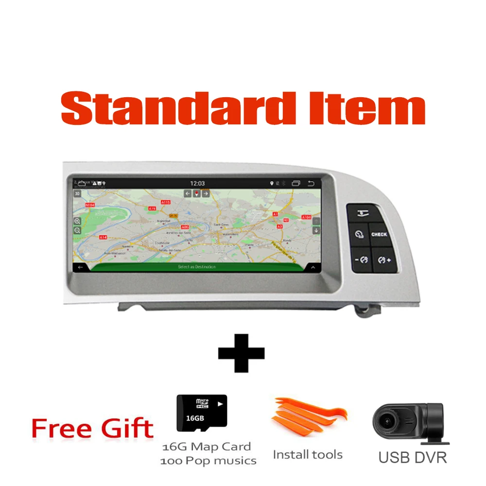 TBBCTEE Car Android для Audi A6 4F 2005 2006 2007 2008 2009 MMI 2G 3g gps навигации автомобиля радио авто Hi-Fi мультимедийный плеер - Цвет: Stand Item