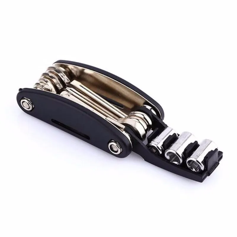 15 in 1 Multi Usage Bike Bicycle Repair Bike Tools Kit Hex Wrench Nut Tire repair Hex Allen Key Screwdriver Socket Extension Rod