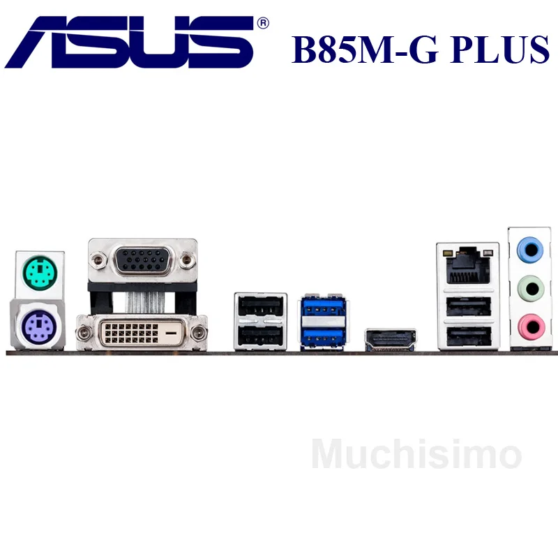 LGA 1150 ASUS B85M-G PLUS настольная материнская плата B85 B85M G Plus DDR3 i7 i5 i3 32G SATA3 UBS3.0 оригинальная компьютерная материнская плата Б/у