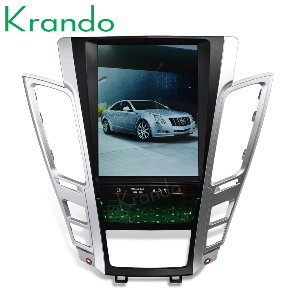 Krando Android 8.1 10.4" verticial screen car gps navigation for
