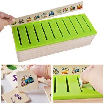 

Preschool Wooden Montessori Toys Count Geometric Shape Cognition Match Baby Early Education Teaching Aids Math Toys For Children