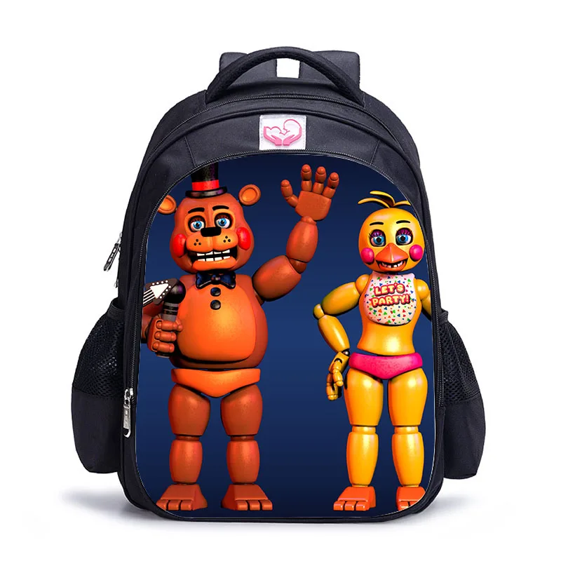 small7 LUOBIWANG От 3 до 6 лет дети школьные ранцы Five Nights At Freddy's» «пять ночей у Фредди» школьные рюкзаки с принтом куртка из искусственной кожи для мальчиков и девочек книжная сумка plecak - Цвет: small7