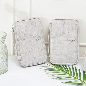 

2020 Sharkbang Waterproof Canvas RFID 2 Layers Desk File Folder Bag Document Certificate Organizer Storage Bag Stationery