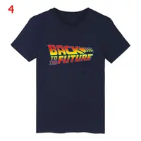 Powrót do przyszłości Tshirt Luminous T Shirt camiseta letnie t-shirty z krótkim rękawem powrót do przyszłości Tee topy koszulki uliczne 4XL 4