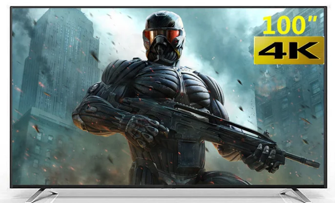 4K 100 дюймов монитор плюс телевизор Французский Немецкий Испанский Английский