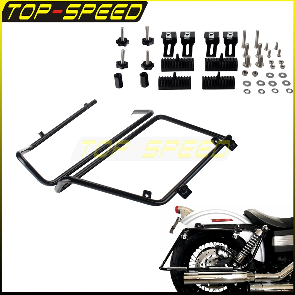 

Черные мотоциклетные сиденья, конверсионные кронштейны, жесткие сиденья для мотоциклистов Harley Dyna Street Bob Fat Bob FXDF Low Rider