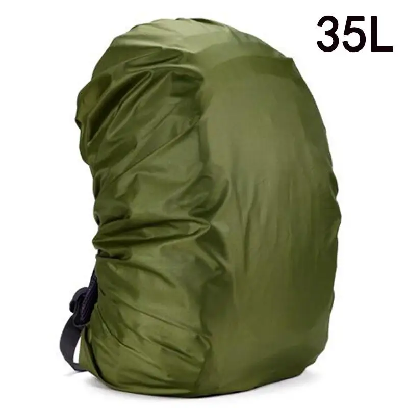 green 35 35/45L Регулируемый Водонепроницаемый рюкзак дождевик Сумка Чехол защиты в стиле милитари мешок для кемпинга на открытом воздухе Пеший Туризм - Цвет: green 35