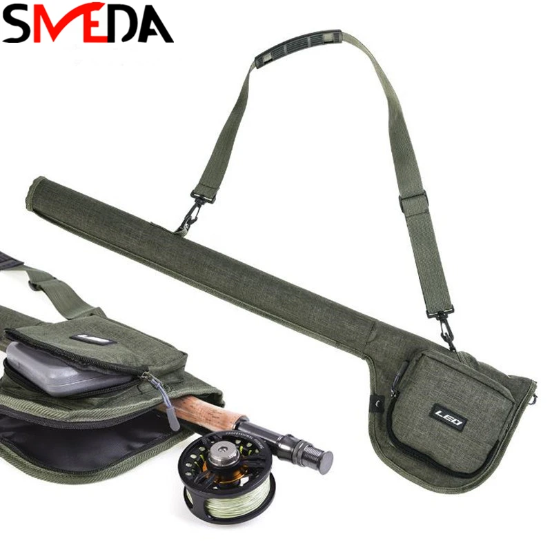 

Canvas Fly Rod Bags High Capacity Multifunction Fishing Lure Reel Shoulder Waist Backpack Bag For Carp Pesca