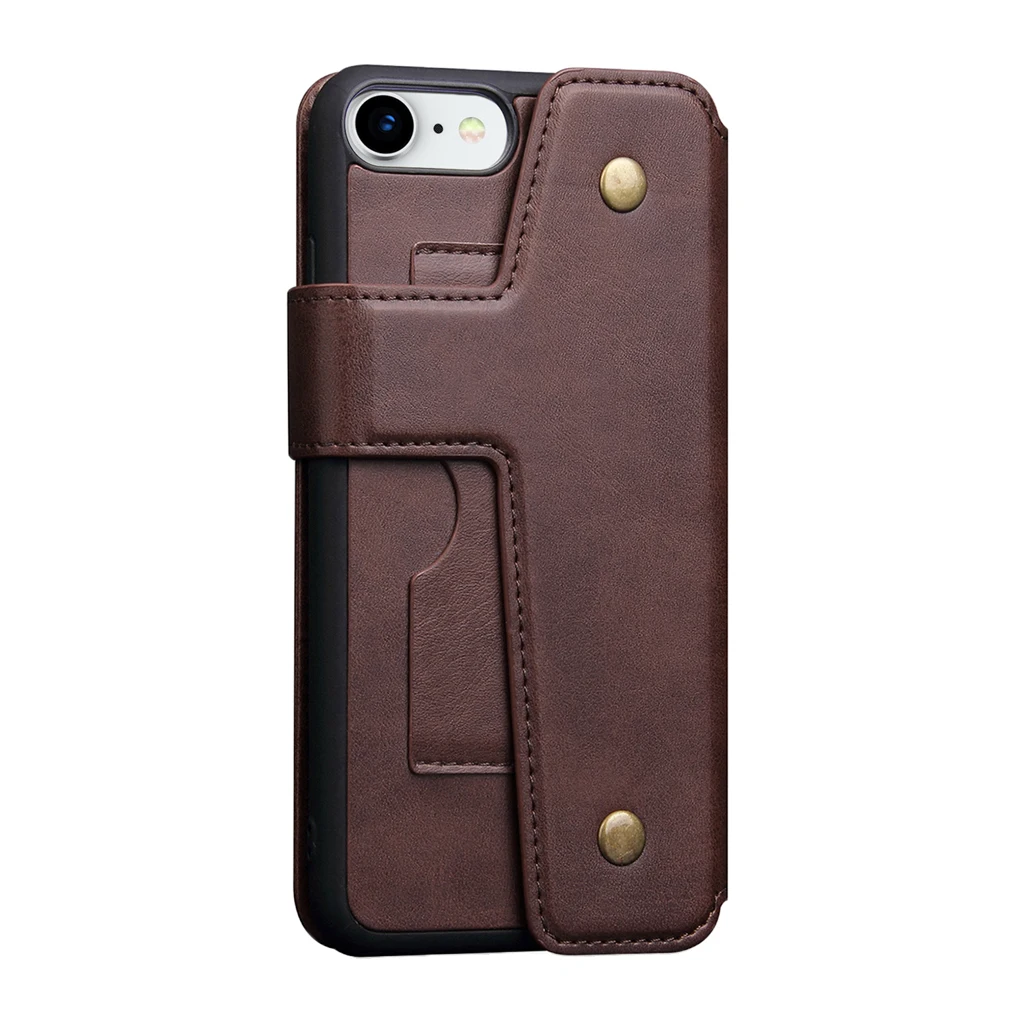 IPhone Case Mobile Phone Shell Protective Cover Protector Brown+Red+Yellow
