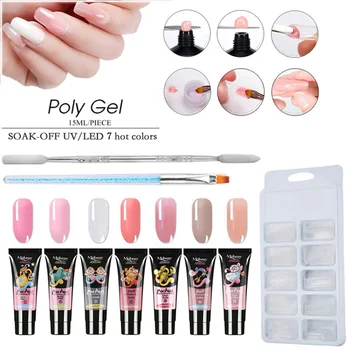 

Gel Nail Quick-drying Phototherapy Glue Multicolor 7PCS Extension Glue 15ml Set Gel Nail Art Tools