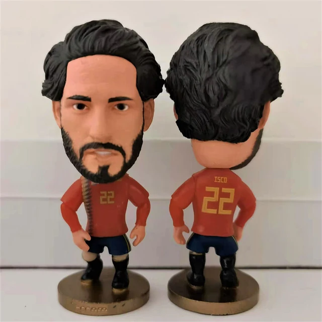 Cute Soccer Star Football Figure PVC Cake Decoration Doll 2020 Football Player Toys Fans Souvenir Birthday Gift Micro Landscape Isco-GJ