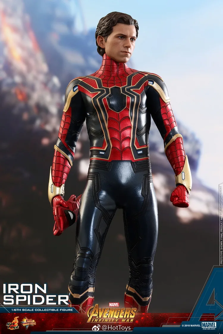 HT Hottoys MMS482 Avengers4 Железный Человек-паук коллекция Aciton фигурка для фанатов подарок на праздник