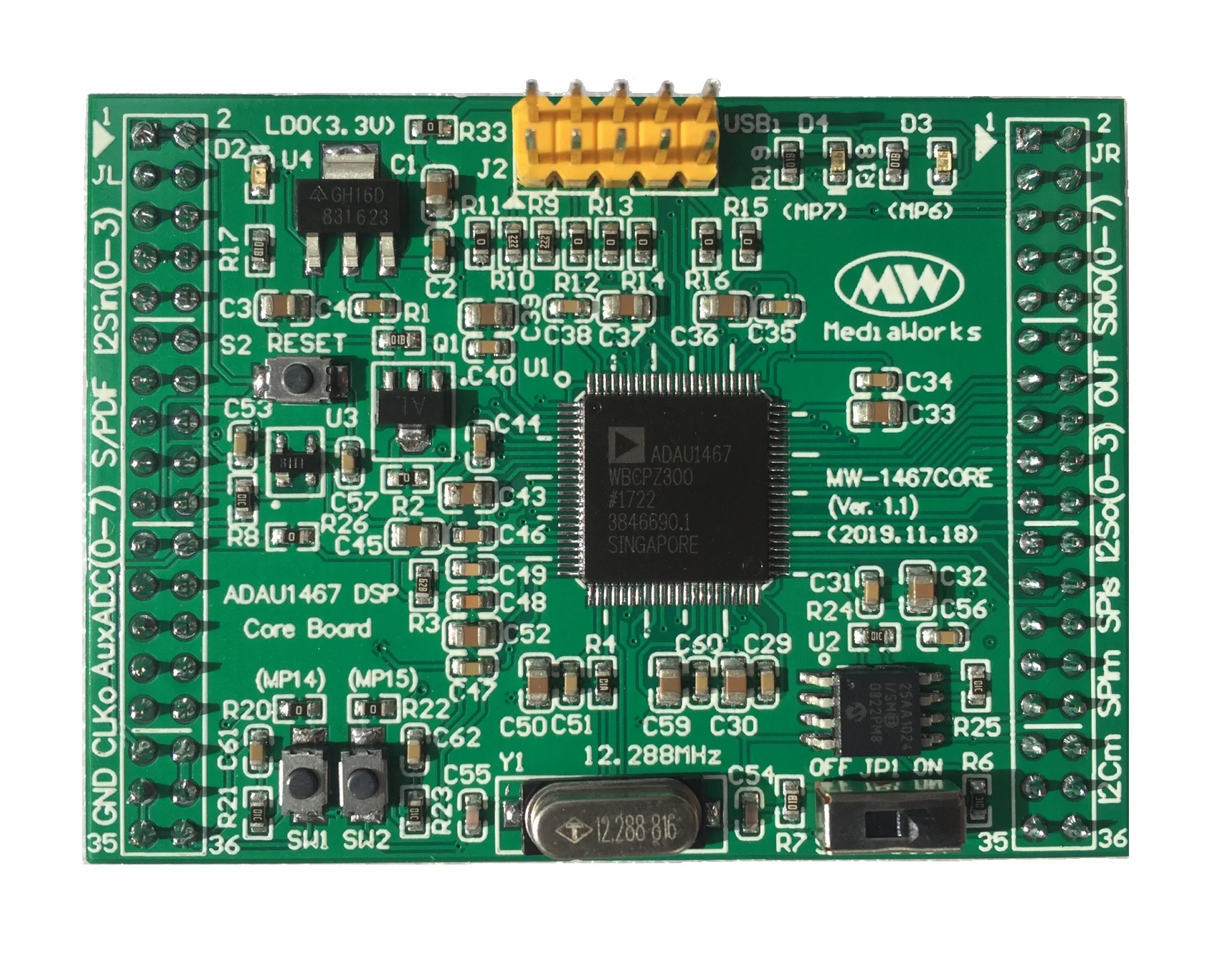 adau1467 dsp placa de nucleo novo 01