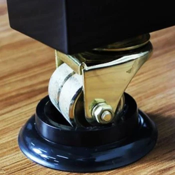 

4 Pcs/Set Leg Pads Piano Caster Cups Non-slip Load-bearing Round Furniture Protection Floor Table Home Upright Piano Accessories