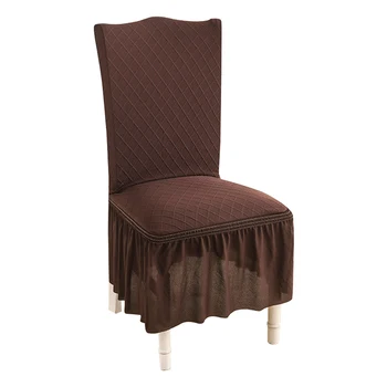 

Seat Protector Washable For Party Furniture Stretch Slipcover Hotel Home Dustproof Soft Kitchen Dining Chair Cover Elastic
