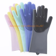 100 пар перчаток силиконовые чистящие перчатки волшебные силиконовые перчатки для мытья посуды щетка для домашнего хозяйства резиновый инструмент для чистки кухни