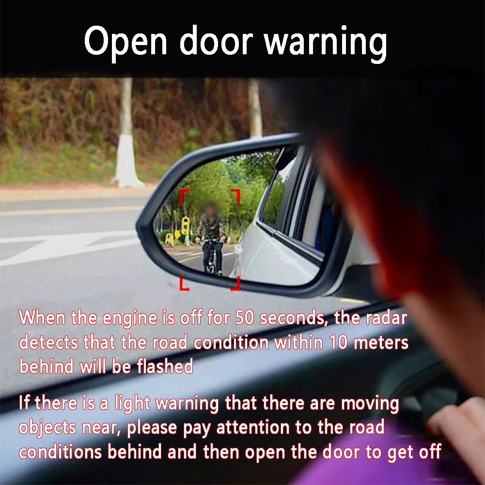 

Light Alarm Universal Blind Spot Sensor Millimetre Wave Radar Mornitor System Accurate Parking Assistant Safe Easy Install