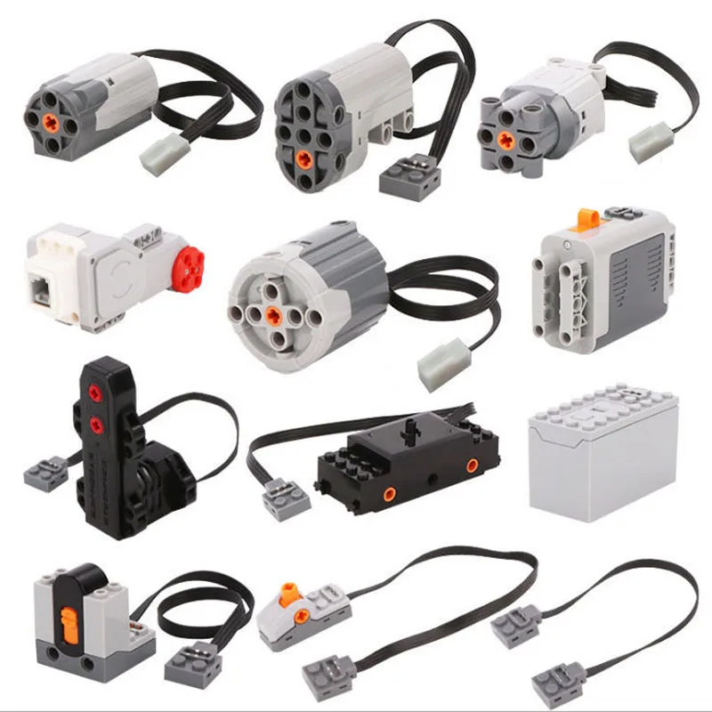 

Compatible For Legoeds Building Blocks Motor power pack Technology building blocks Train Motor Lithium battery toys
