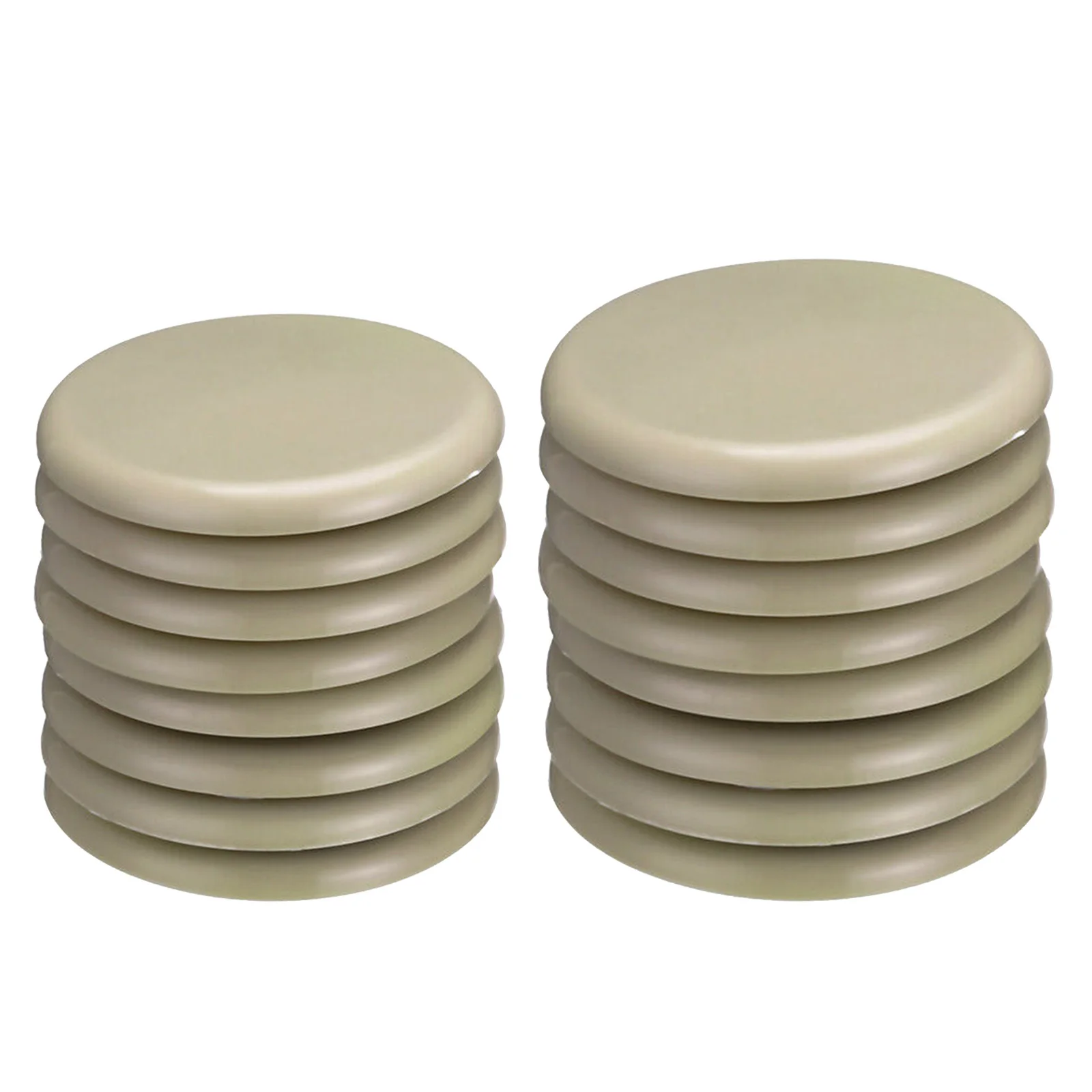 

8 Pack Brown Reusable Round Carpet Furniture Sliders, Furniture Decor Round